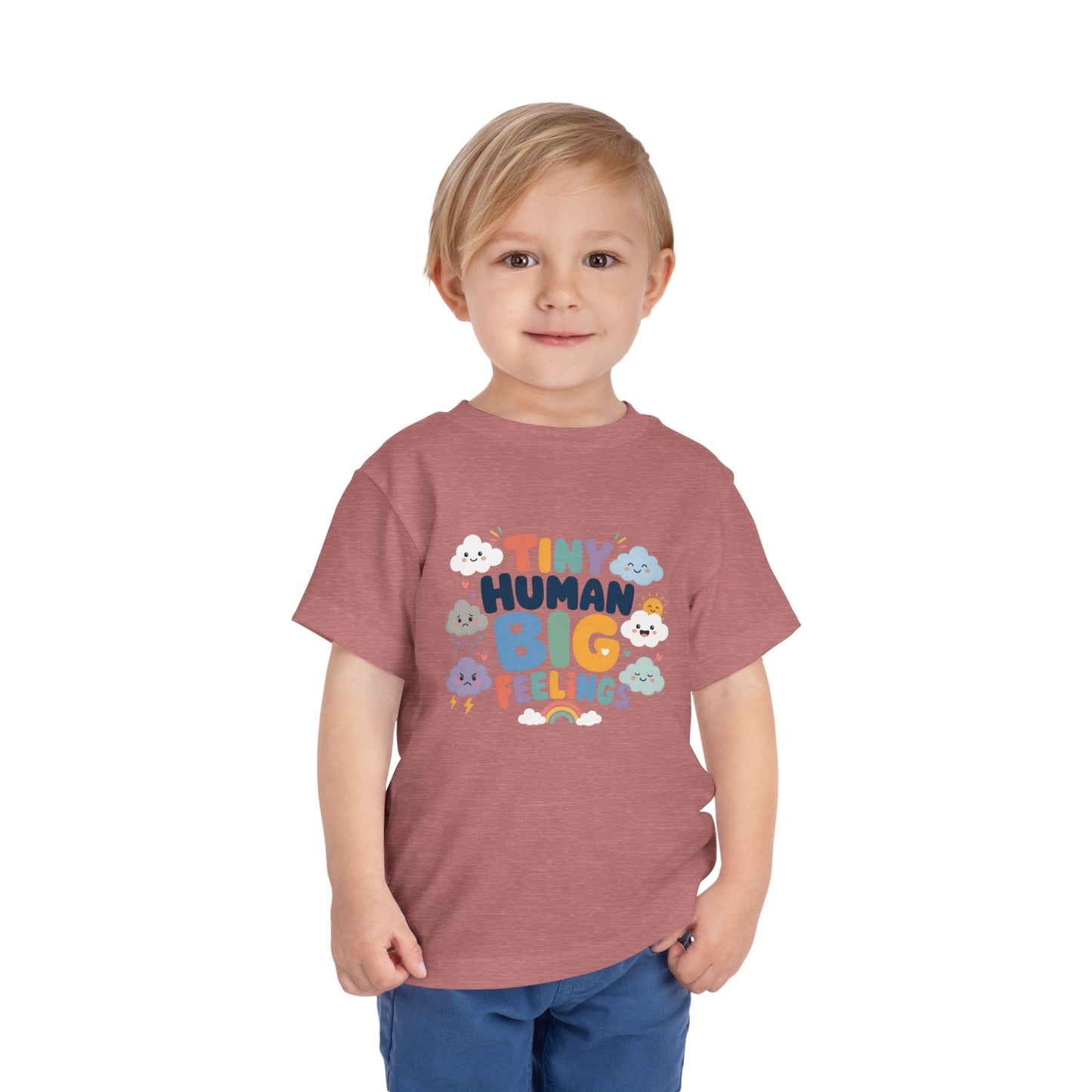 Tiny Human Big Feelings Toddler Tee image 22