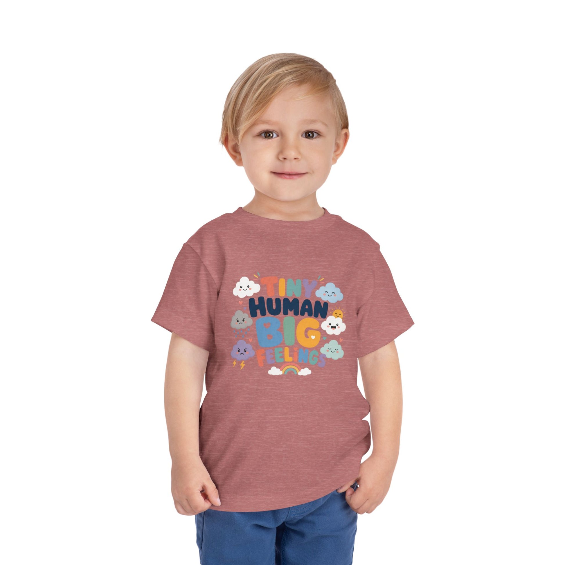 Tiny Human Big Feelings Toddler Tee image 22