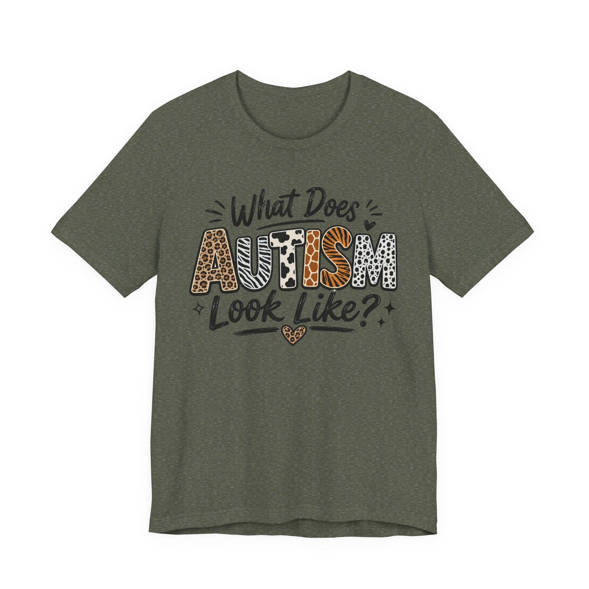 What Does Autism Look Like Shirt | Trendy Autism Awareness Tee image