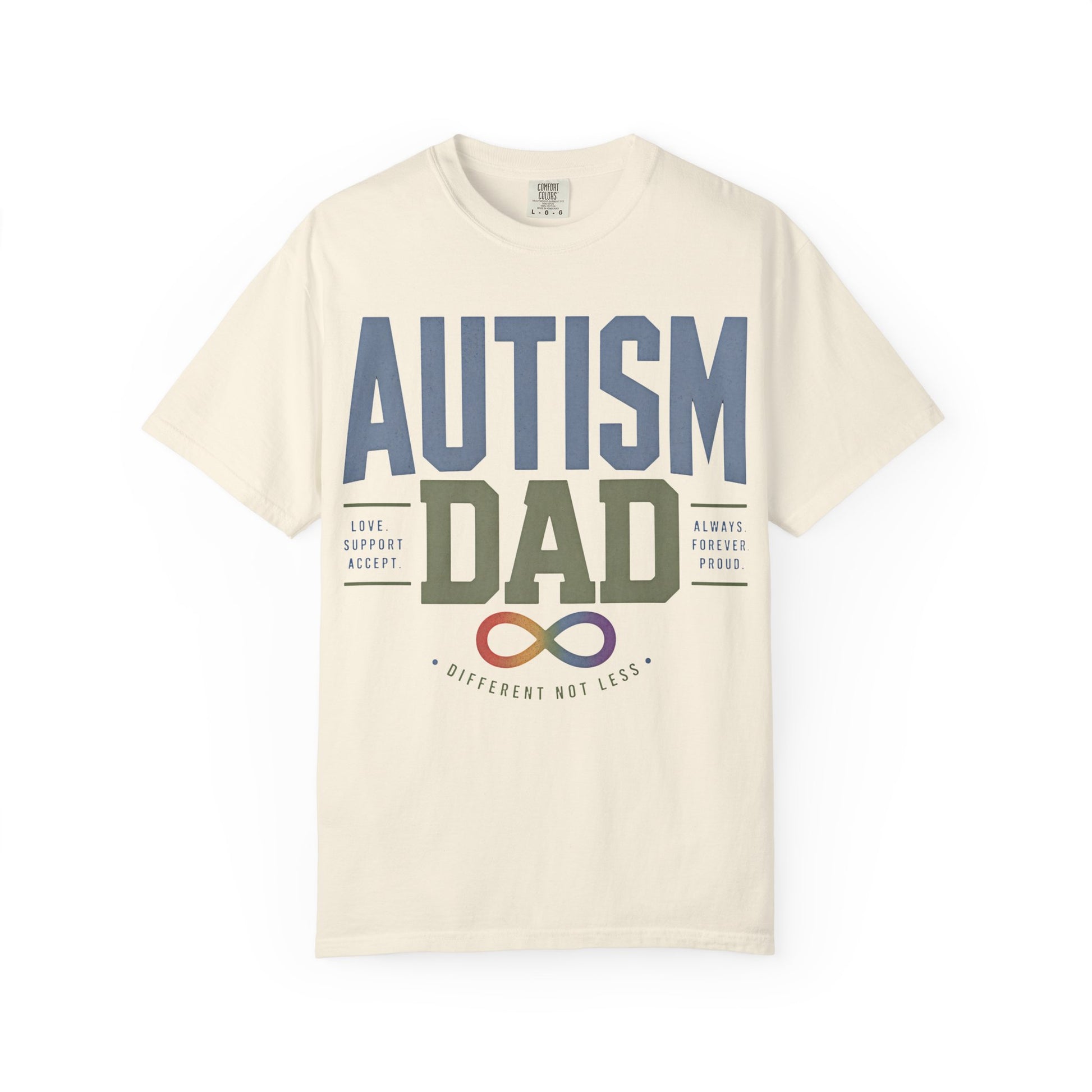 Autism Dad T-Shirt — Awareness Infinity Logo Tee for Proud Fathers image