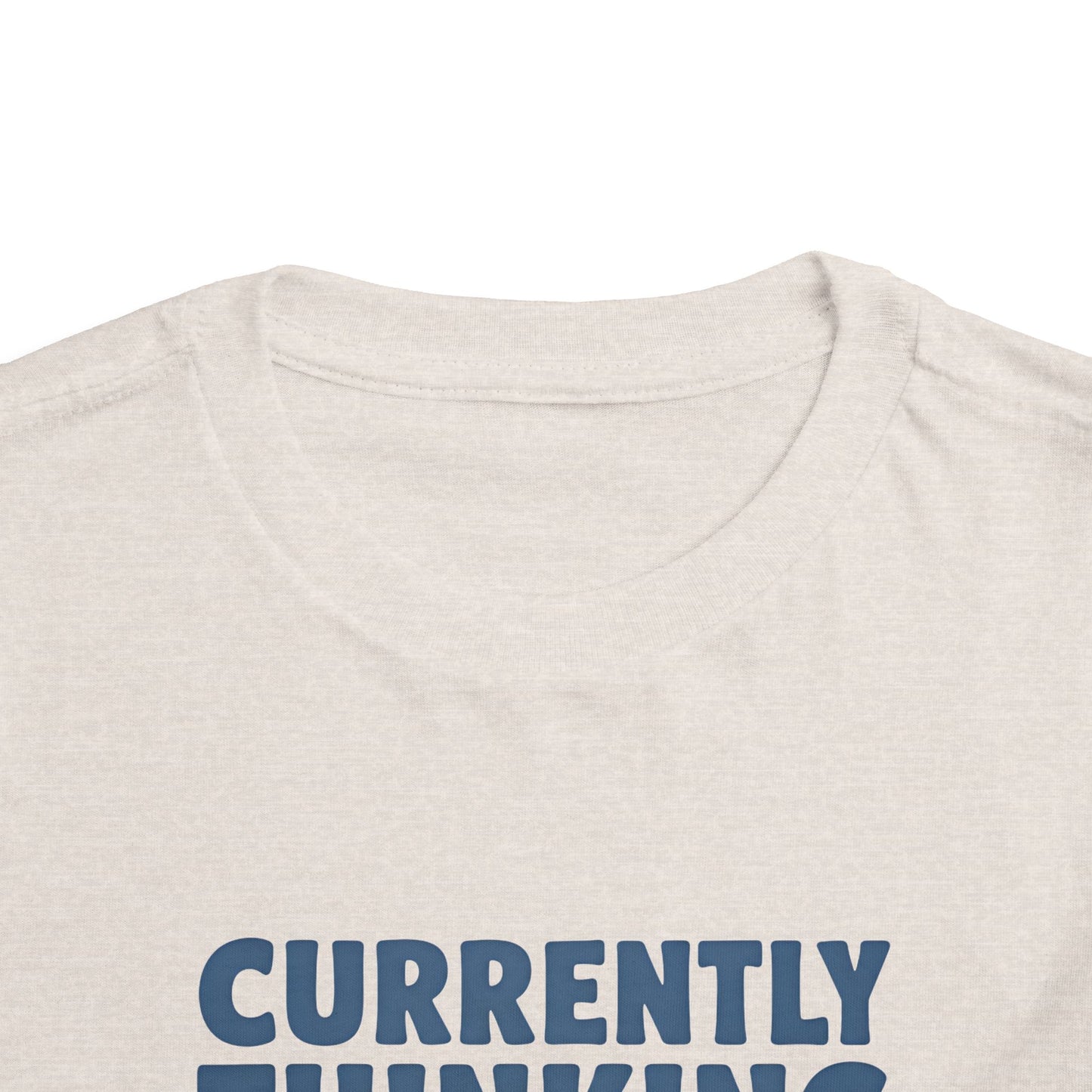 Toddler Tee - "Currently Thinking About Sharks" Cute Shark Graphic Shirt for Kids image 11