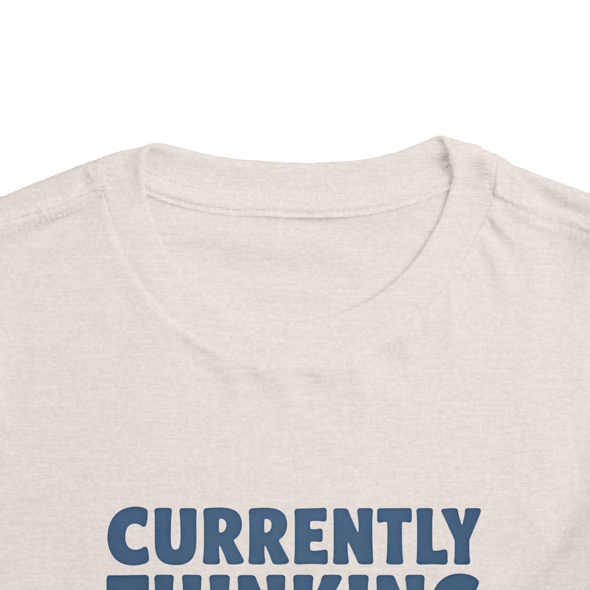 Toddler Tee - "Currently Thinking About Sharks" Cute Shark Graphic Shirt for Kids image 11