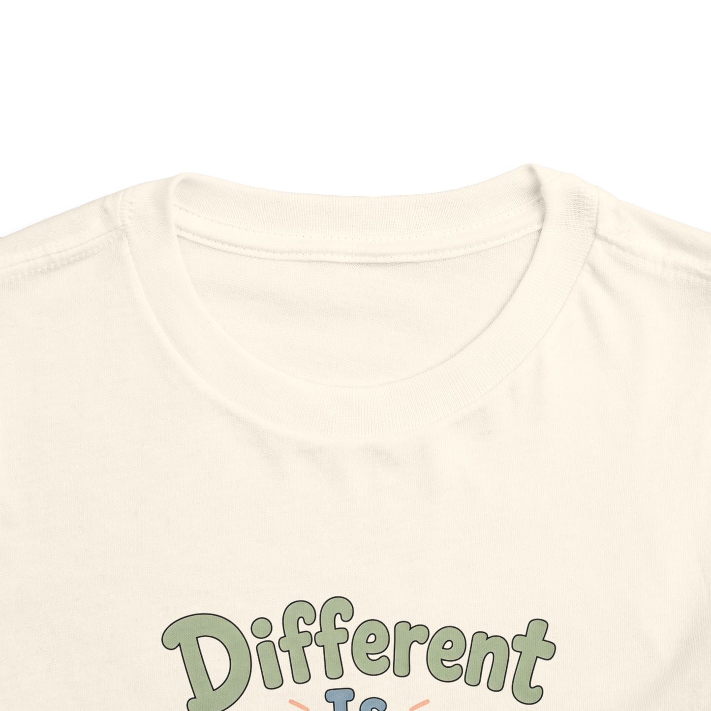 Toddler Tee — "Different Is Amazing" Giraffe &amp; Zebra Diversity Kids Shirt image 11