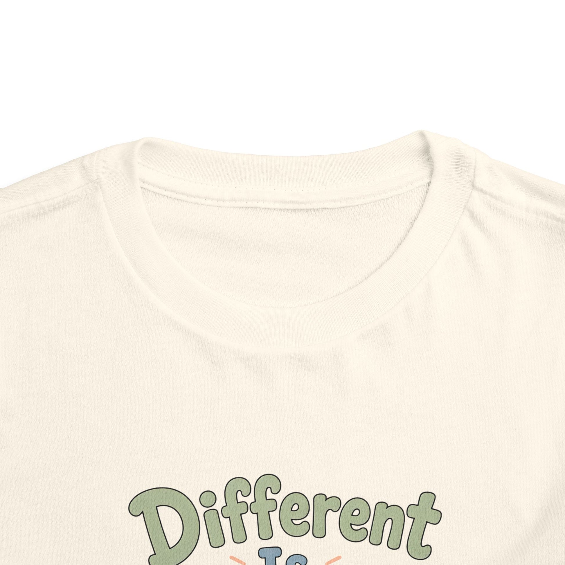 Toddler Tee — "Different Is Amazing" Giraffe &amp; Zebra Diversity Kids Shirt image 11