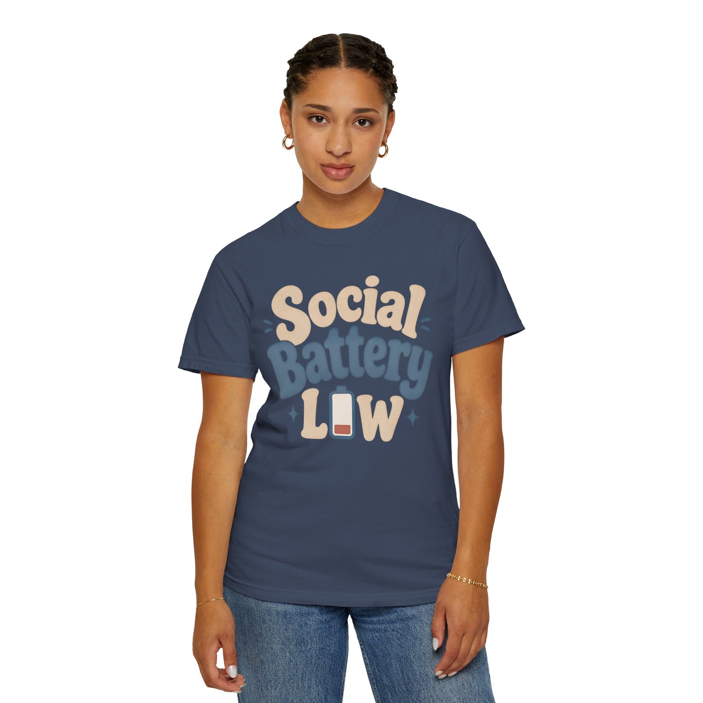 Social Battery Low T-Shirt — Funny Introvert Graphic Tee image 17
