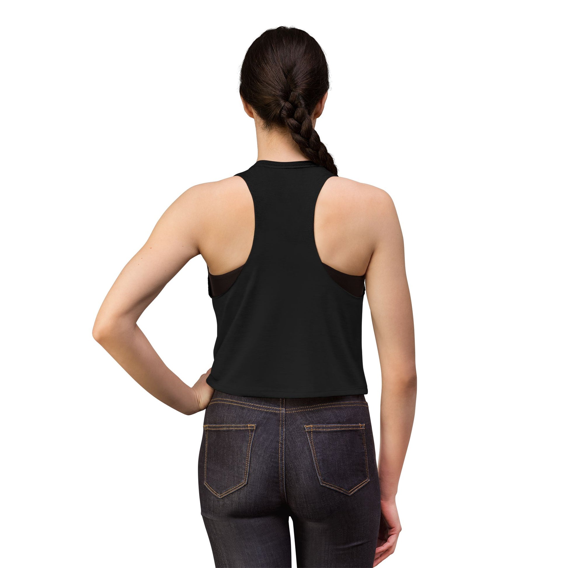 Crop Top — "BEEF: It's What's For Dinner. For The Next 27 Meals." — Funny Autism Routine Tank image 3