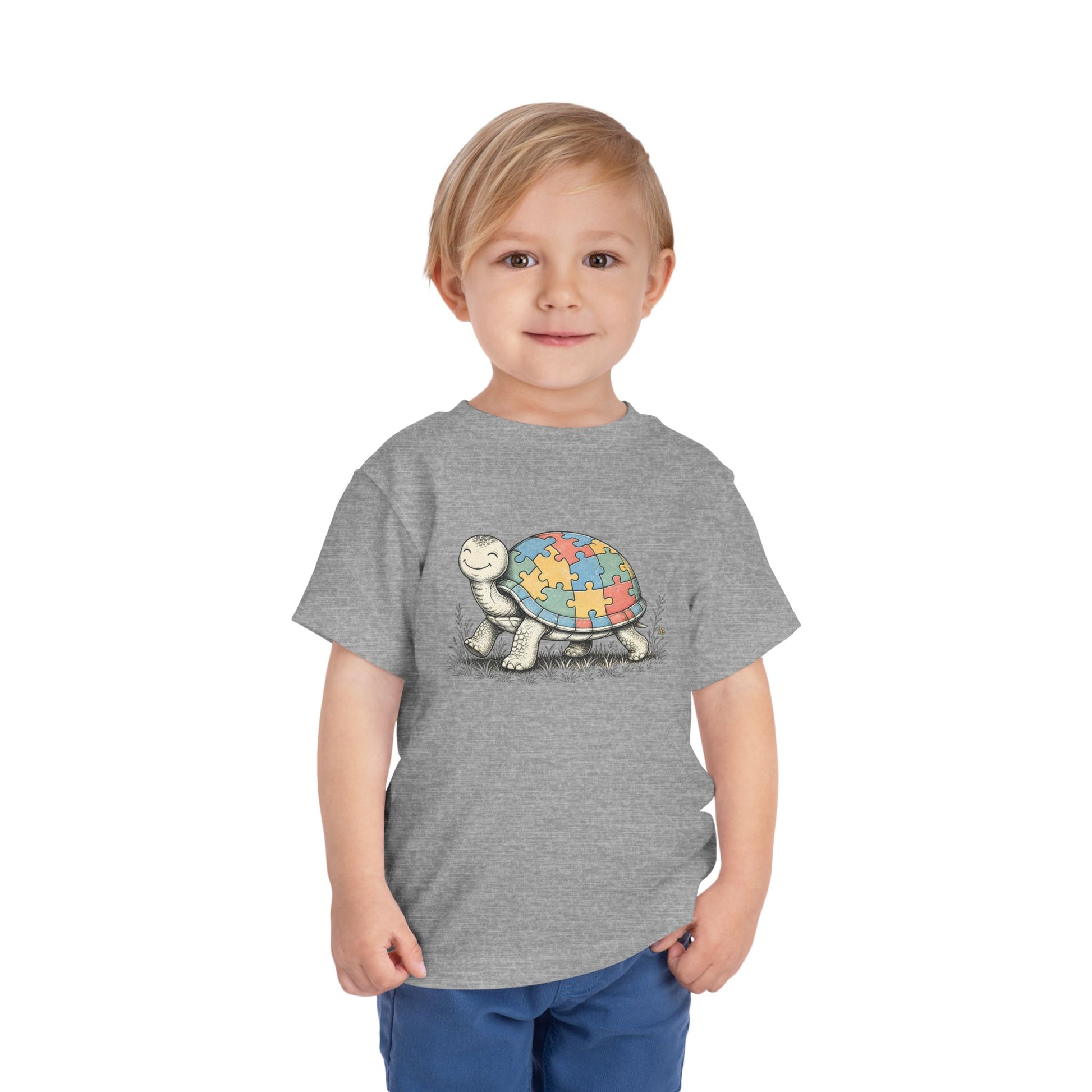 Autism Awareness Turtle Toddler Tee image 1