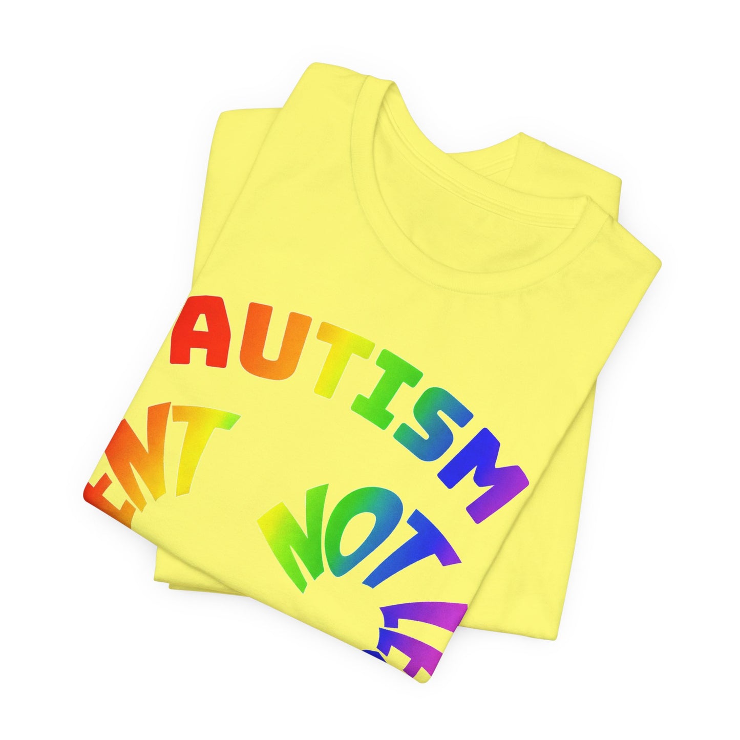 Autism Awareness T-Shirt — "Different Not Less" Rainbow Tee image 9