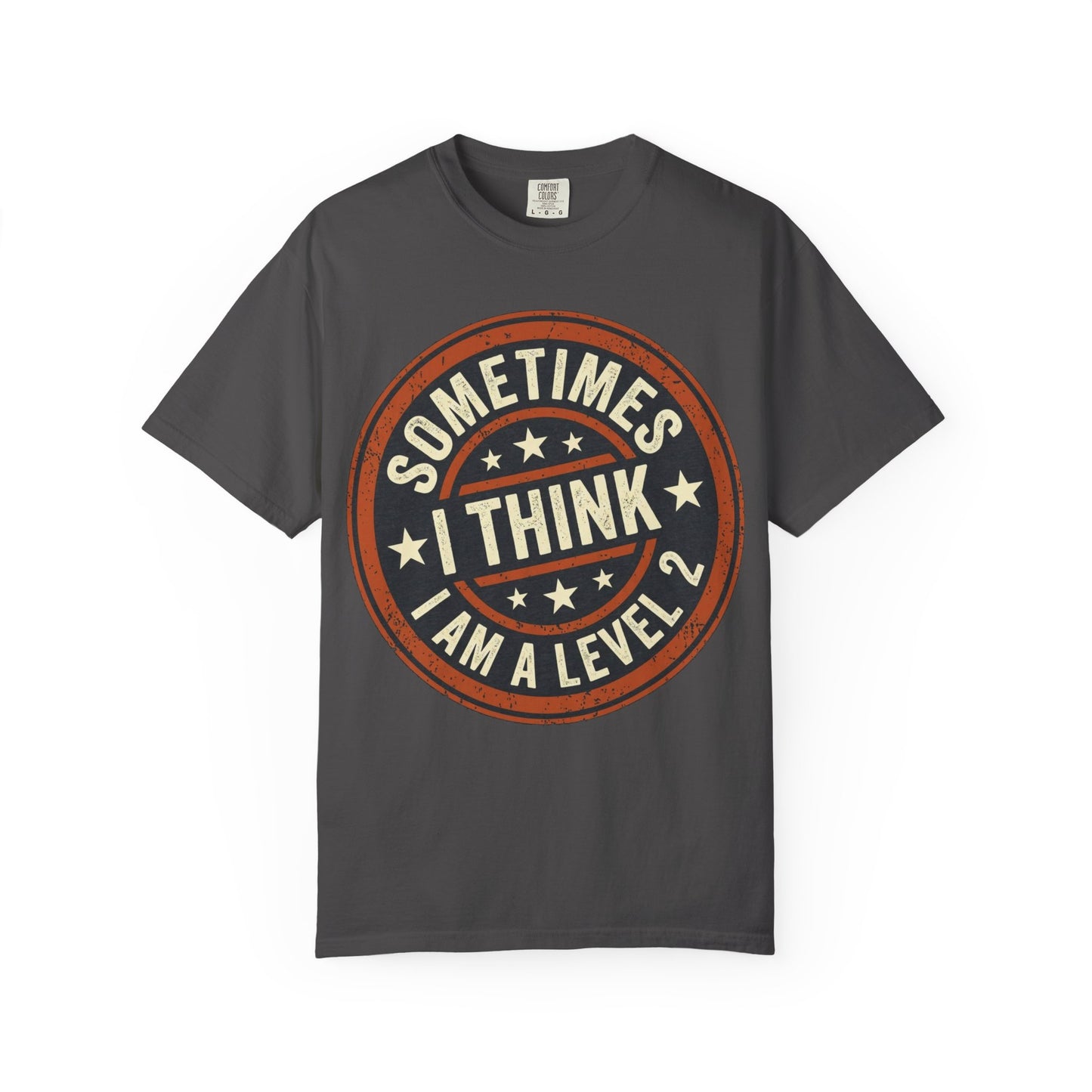 Sometimes I think I Am A Level 2 T-Shirt - Funny Humorous -Spectrum Scale image 48