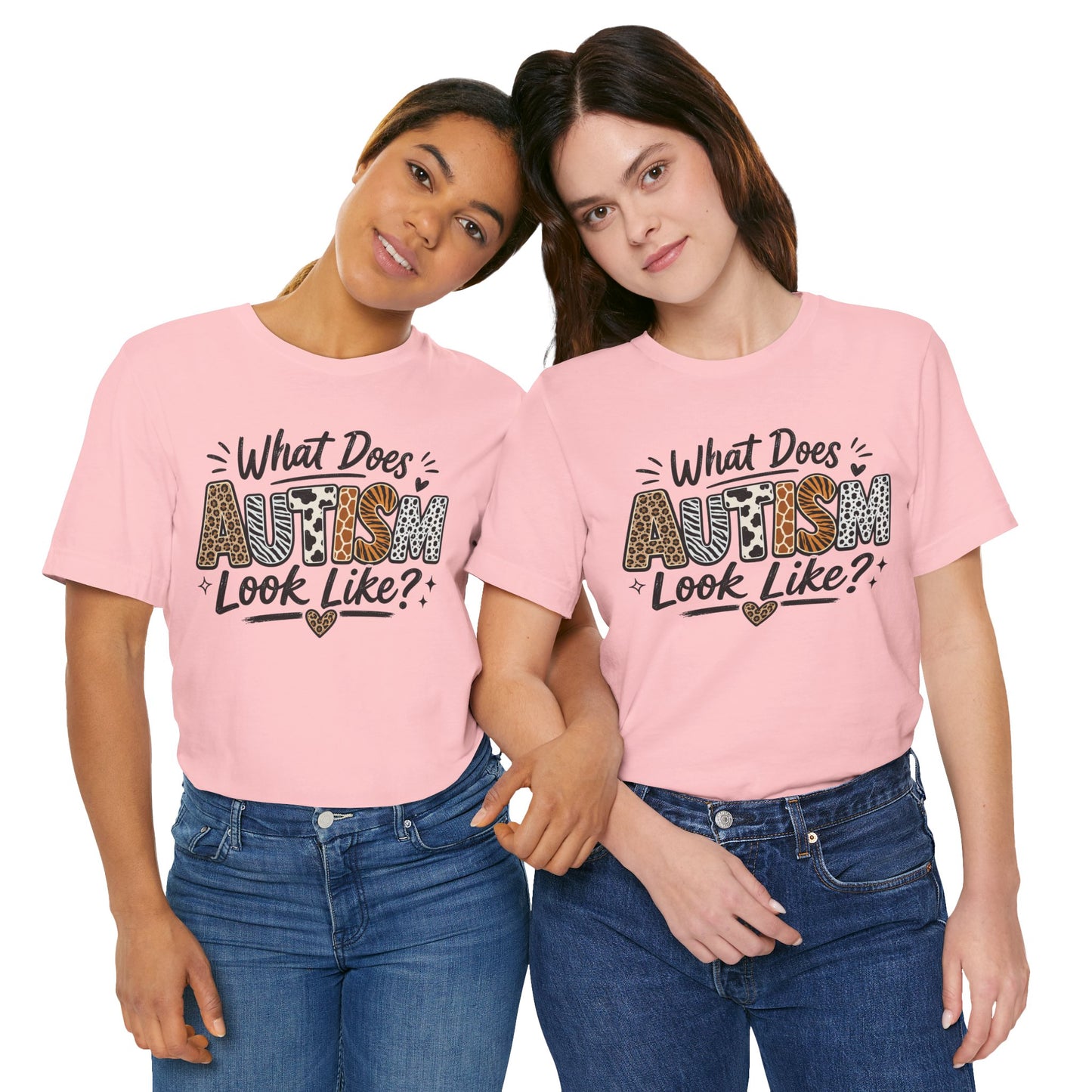 What Does Autism Look Like Shirt | Trendy Autism Awareness Tee image 2