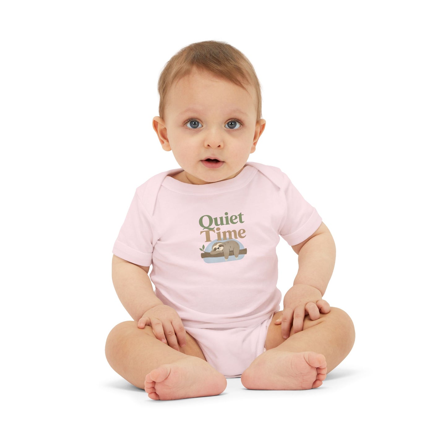 Quiet Time Infant Onesie – Cute Sleeping Sloth Baby Bodysuit image 18
