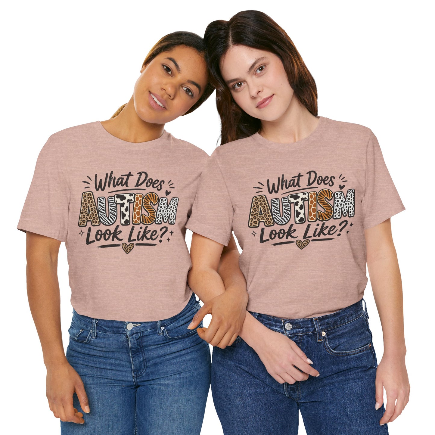What Does Autism Look Like Shirt | Trendy Autism Awareness Tee image 8