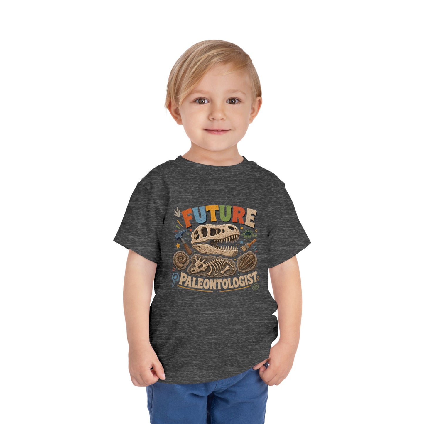 Future Paleontologist Toddler Tee — Dinosaur Fossil Graphic Shirt image 16