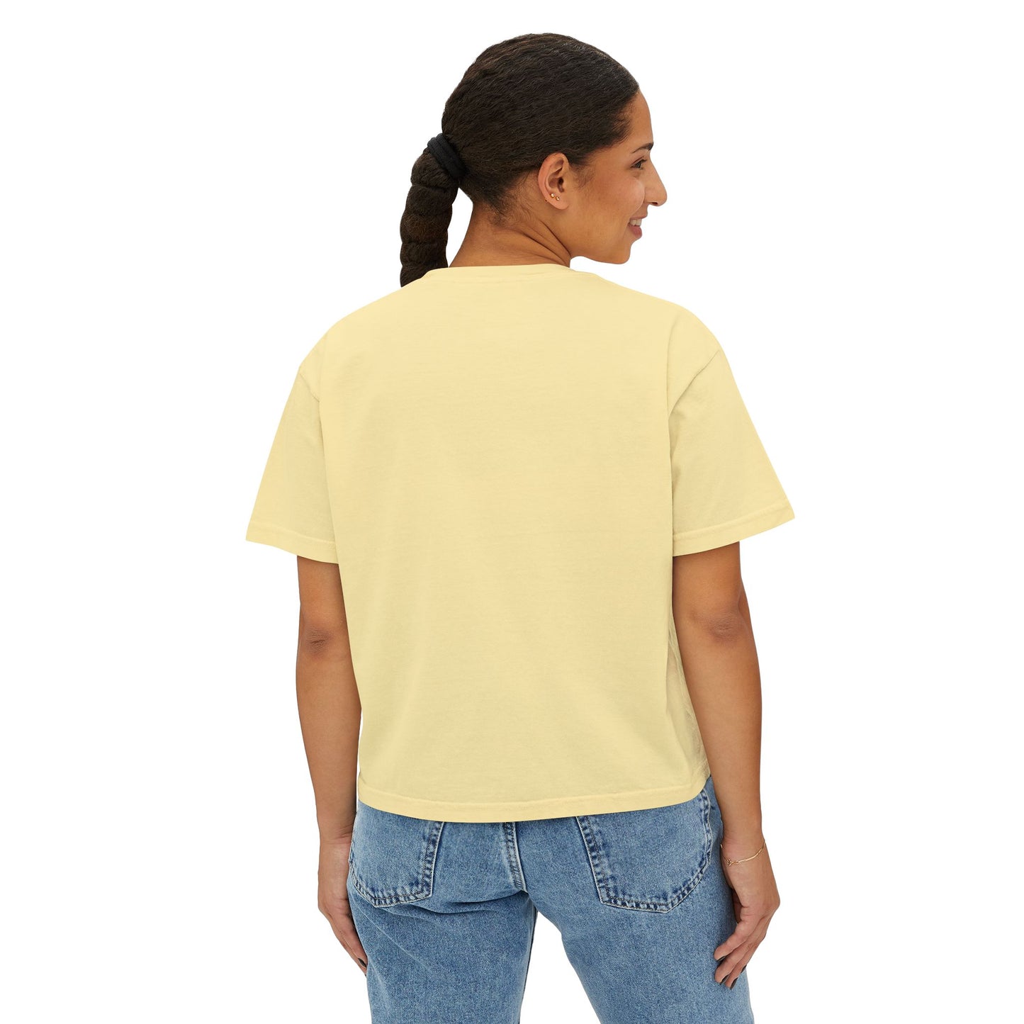 Same Shirt Different Day Boxy Tee — Womens Casual Graphic Tee image 15