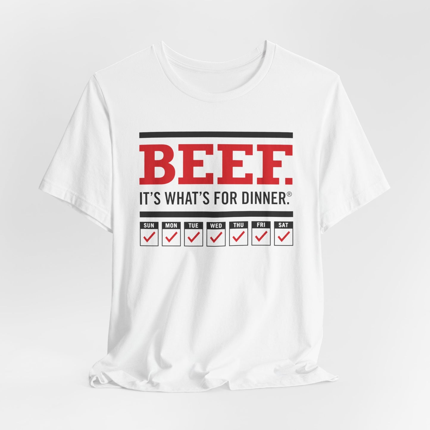 Beef It’s What’s for Dinner every day of the week - Seeking Routine - AuDHD - T‑Shirt image 3
