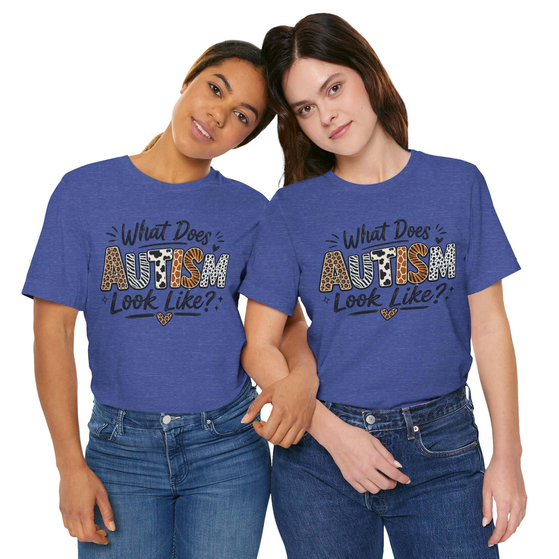 What Does Autism Look Like Shirt | Trendy Autism Awareness Tee image 29