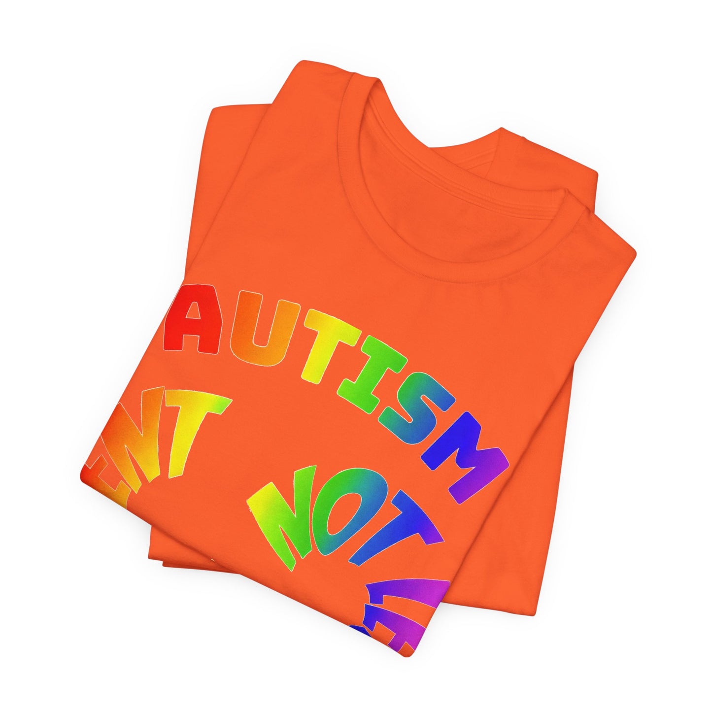 Autism Awareness T-Shirt — "Different Not Less" Rainbow Tee image 5