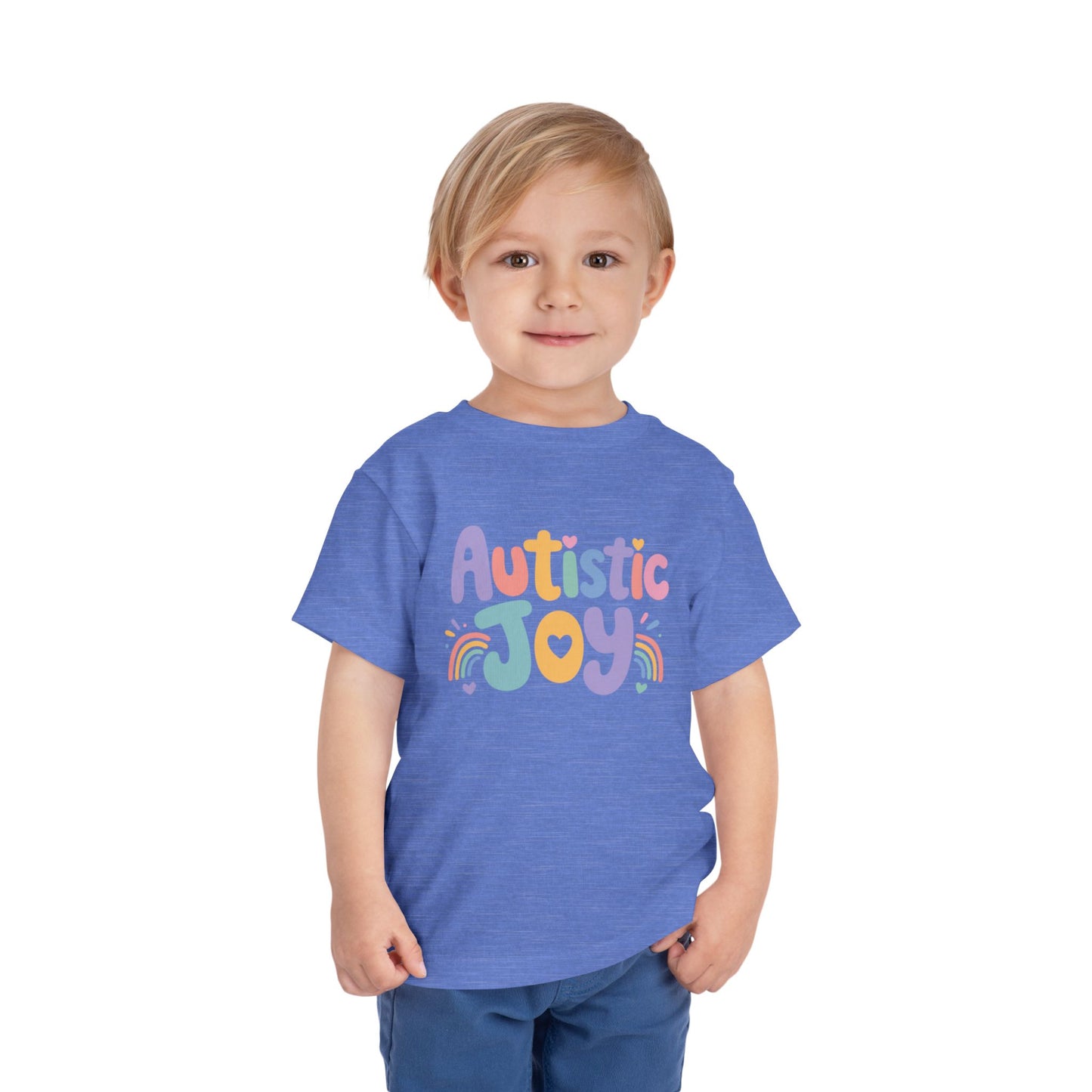 Toddler Tee — "Autistic Joy" Colorful Pride Shirt for Kids image 25