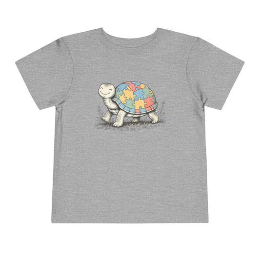 Autism Awareness Turtle Toddler Tee image 0