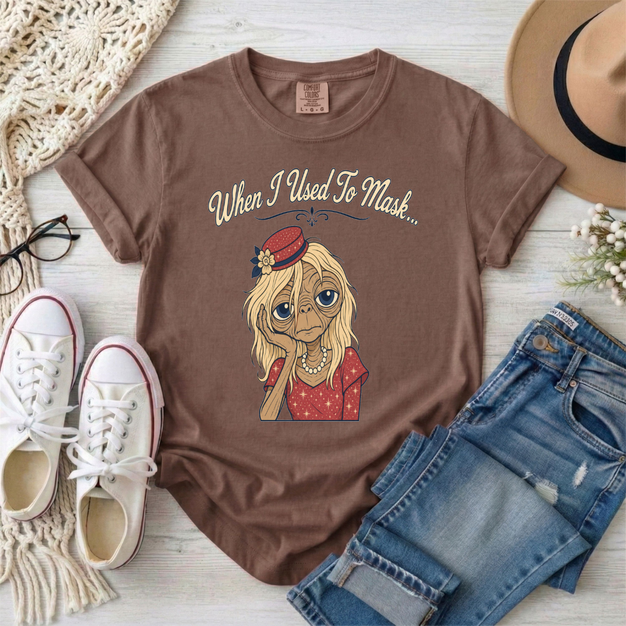 When I Used To Mask T-Shirt — Retro  Graphic Tee